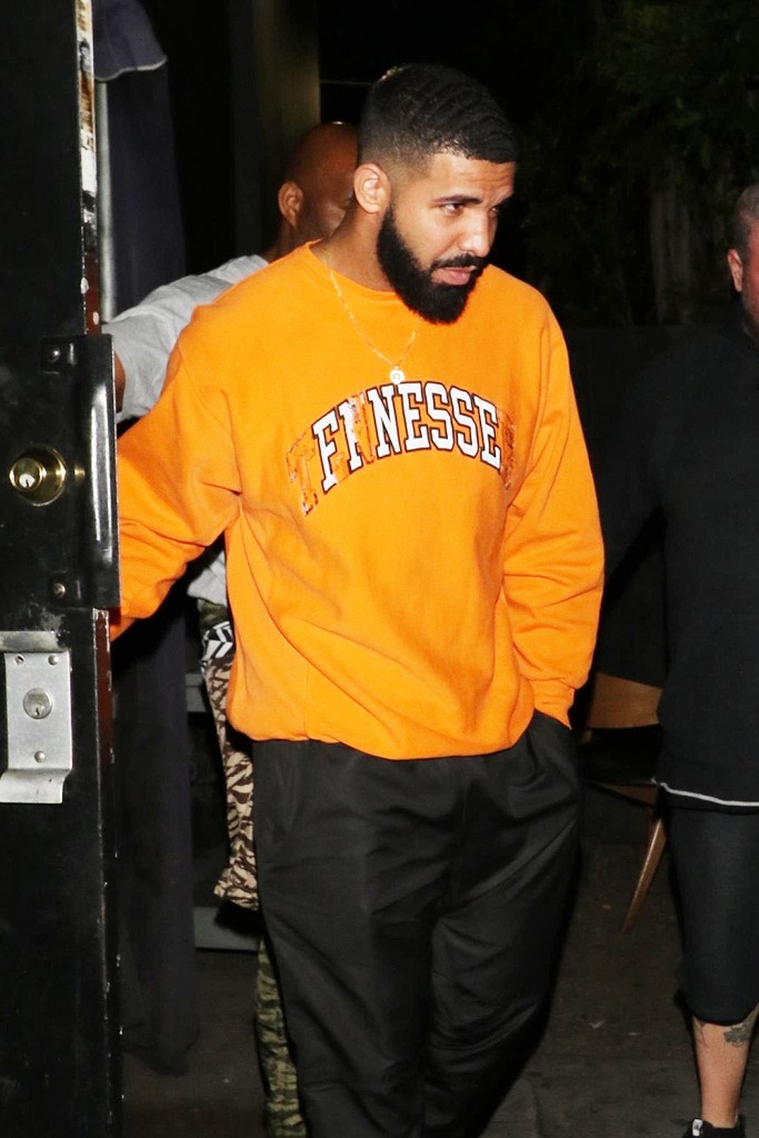West Hollywood, CA  - Superstar rapper Drake is seen leaving the Nice Guy at 5:00 AM after a long night of partying! Drake departed almost at the same time as Blac Chyna, who left shortly after he did. Pictured: Drake BACKGRID USA 17 JULY 2018  BYLINE MUST READ: Hollywood To You / BACKGRID USA: +1 310 798 9111 / usasales@backgrid.com UK: +44 208 344 2007 / uksales@backgrid.com *UK Clients - Pictures Containing Children Please Pixelate Face Prior To Publication*