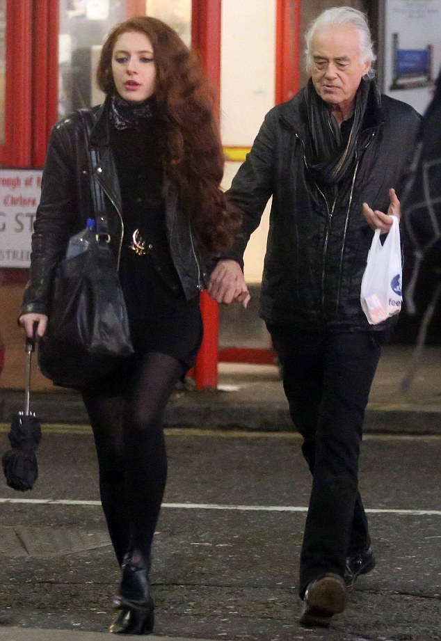 Jimmy Page and Scarlett Sabet **MIN FEES APPLY**